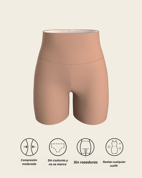 Merraci™ Short Moldeador Invisible – Cintura Alta y Control de Abdomen