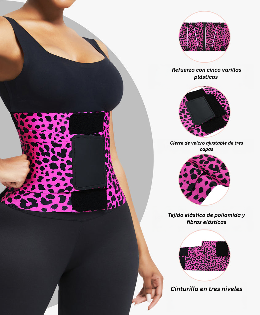Merraci™ Faja Reductora Triple Cinturilla – Moldeo Extremo para Cintura de Reloj de Arena y Control Abdominal