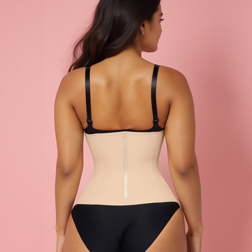 Merraci™ Faja Chaleco Reductor Extremo – Doble Cinturilla para Cintura de Reloj de Arena y Soporte Abdominal