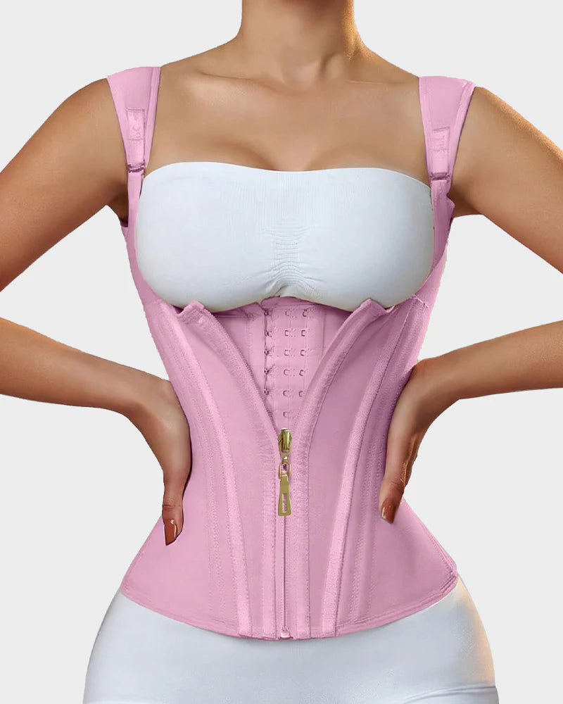 Merraci™ Faja Chaleco con Doble Cinturilla – Control Abdominal y Moldeo de Cintura