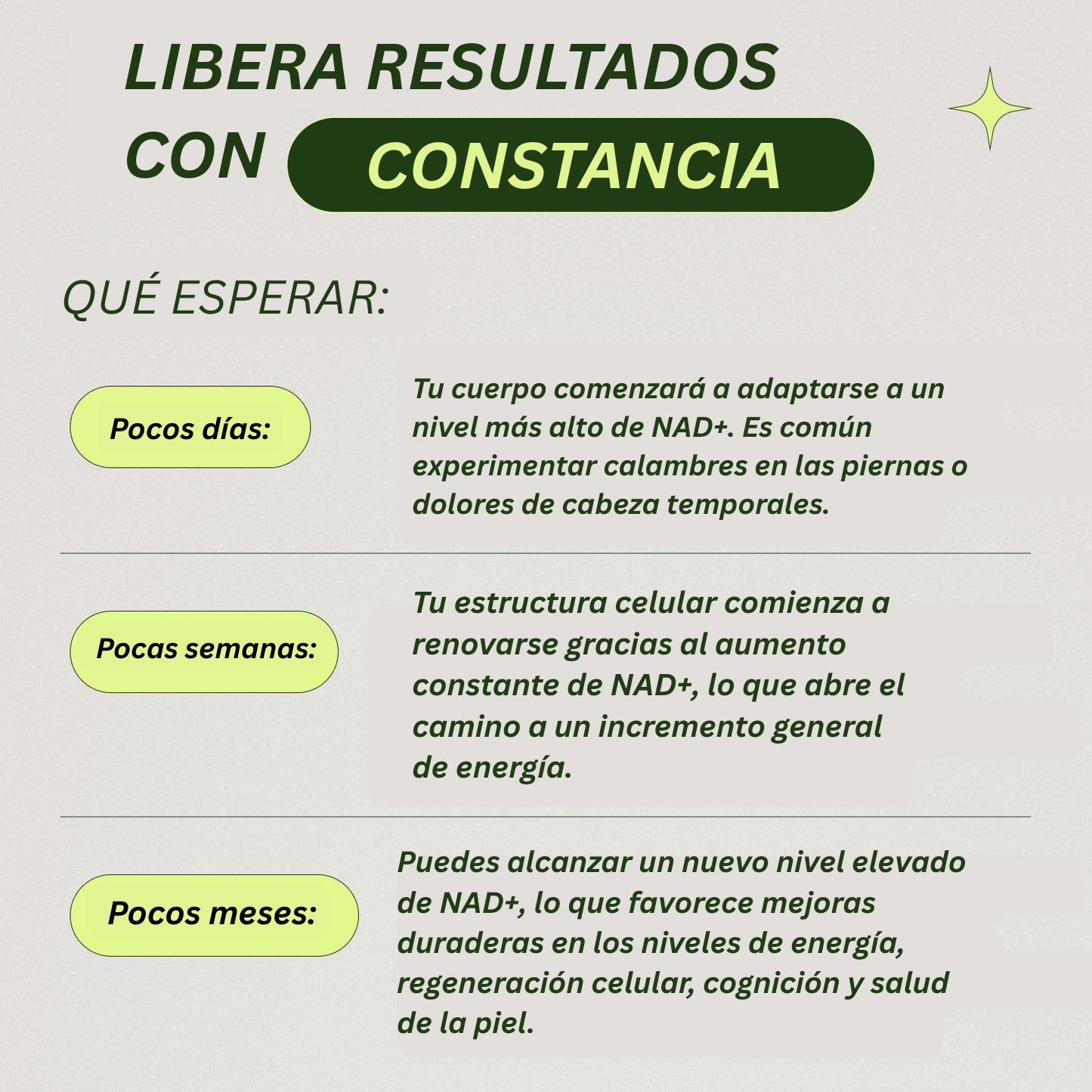 Merraci™ NAD+ Avanzado – Apoya Energía Celular y Longevidad