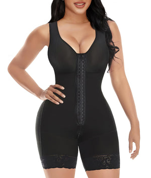 Merraci™ Faja Reductora con Cierre Total – Moldea Cintura y Abdomen