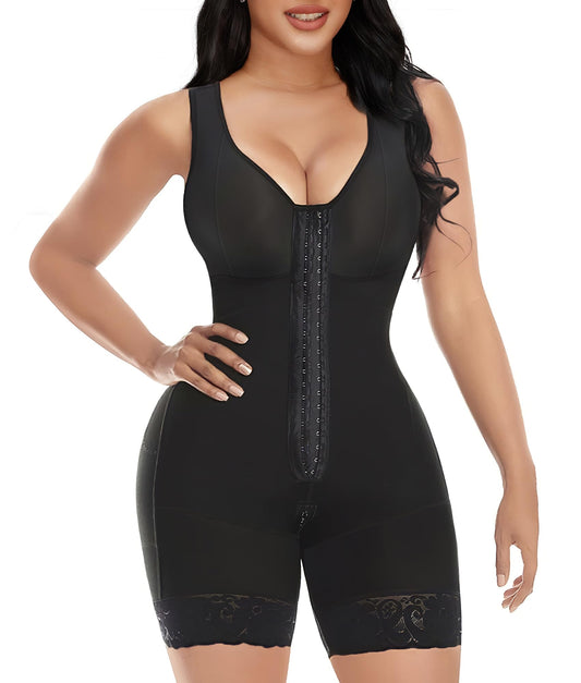 Merraci™ Faja Reductora con Cierre Total – Moldea Cintura y Abdomen