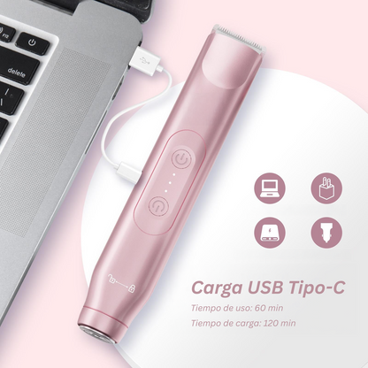 Merraci™ Recortadora 2 en 1 – Afeitado Sin Dolor y Resistente al Agua