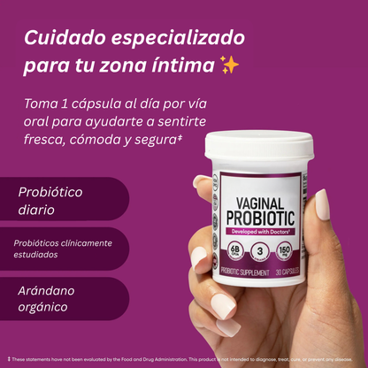 Merraci™ Probiótico Íntimo – Equilibrio y pH Vaginal