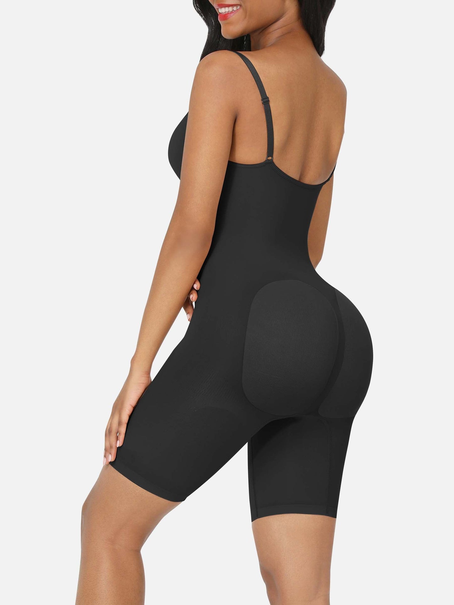 Merraci™ Body Moldeador de Tiro Alto – Con Tirantes Ajustables y Diseño sin Compresión en el Busto