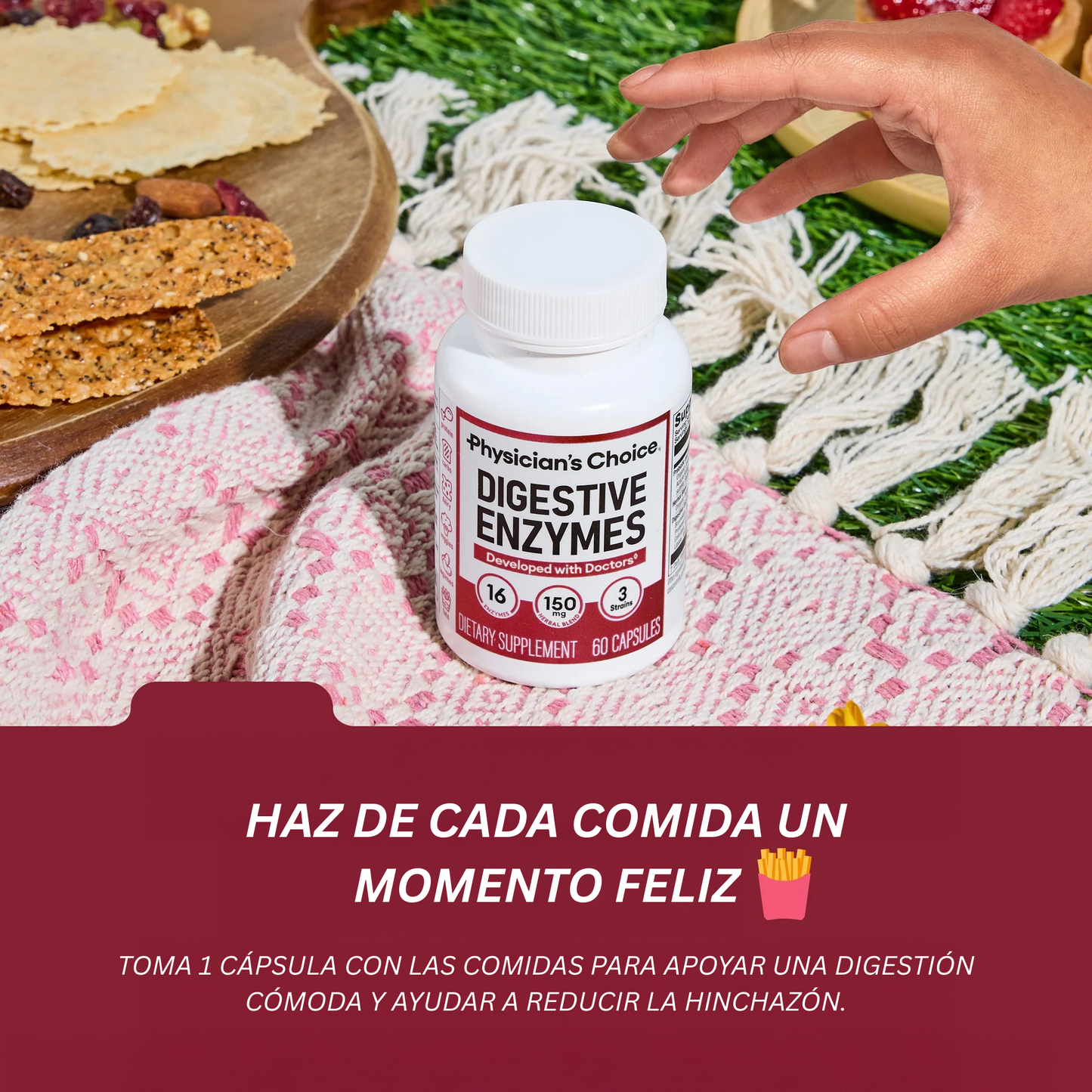 Merraci™ Probiótico Avanzado – Con Prebióticos Naturales, Apoya la Digestión y el Bienestar Intestinal