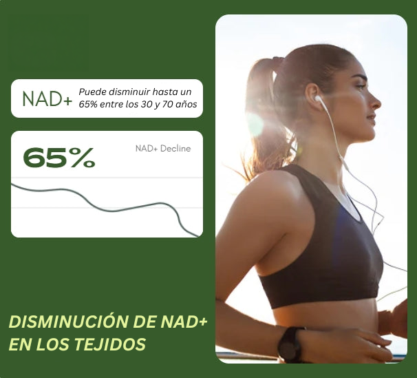 Merraci™ NAD+ Avanzado – Apoya Energía Celular y Longevidad