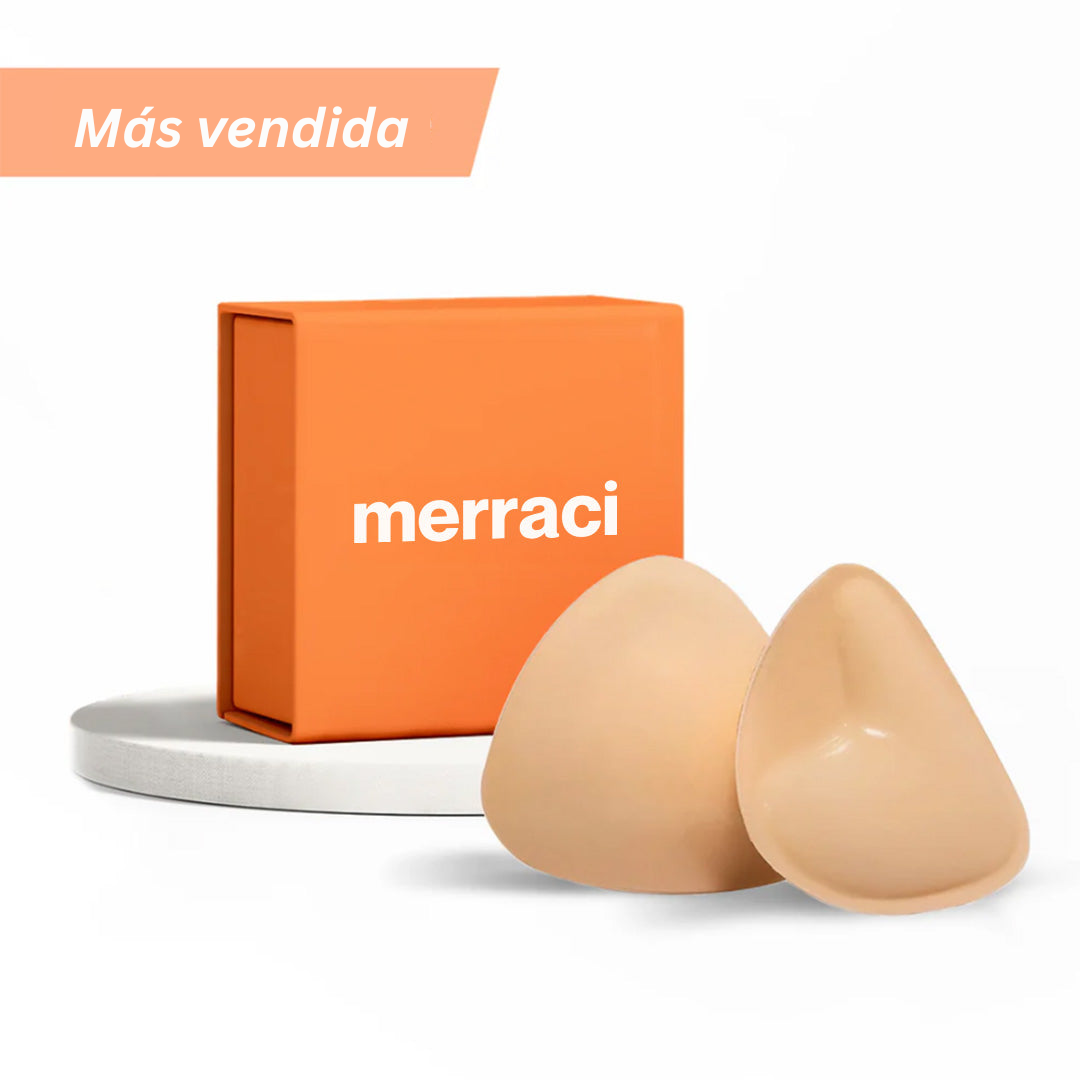 Merraci™ Inserciones Sticky – Realce Instantaneo – Cubrepezones sin Pegamento