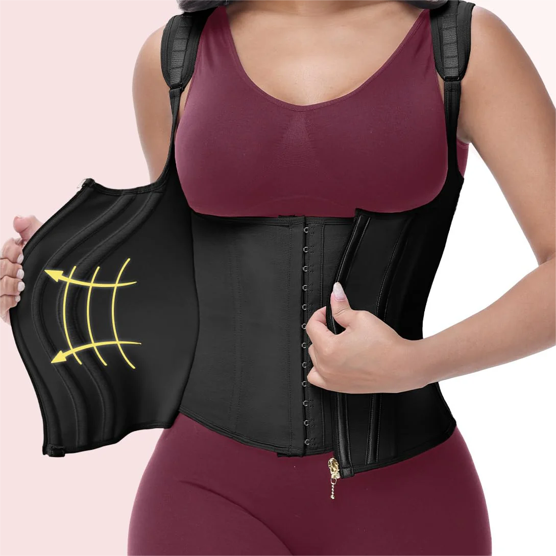 Merraci™ Faja Chaleco con Doble Cinturilla – Control Abdominal y Moldeo de Cintura