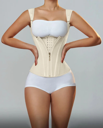 Merraci™ Faja Chaleco con Doble Cinturilla – Control Abdominal y Moldeo de Cintura