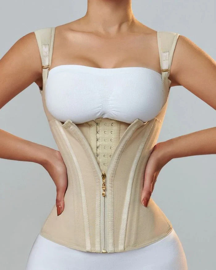 Merraci™ Faja Chaleco con Doble Cinturilla – Control Abdominal y Moldeo de Cintura